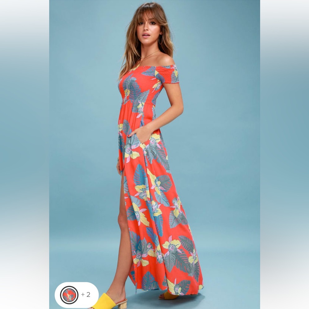 Lulu's Off The Shoulder Maxi